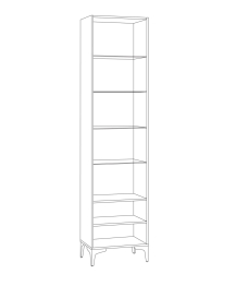 Валенсия 13.218 Шкаф-пенал