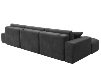 Диван угловой Лига-036 НПБ Модерн Лонг левый угол, велюр BRUT