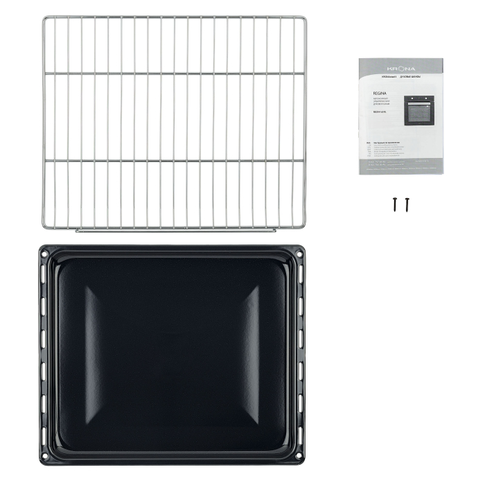 Духовые шкафы, Электрический духовой шкаф KRONA REGINA 60 WH (независимый)