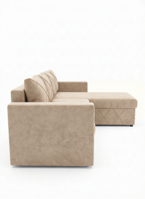 Диваны угловые, Диван угловой Стелла 140, велюр