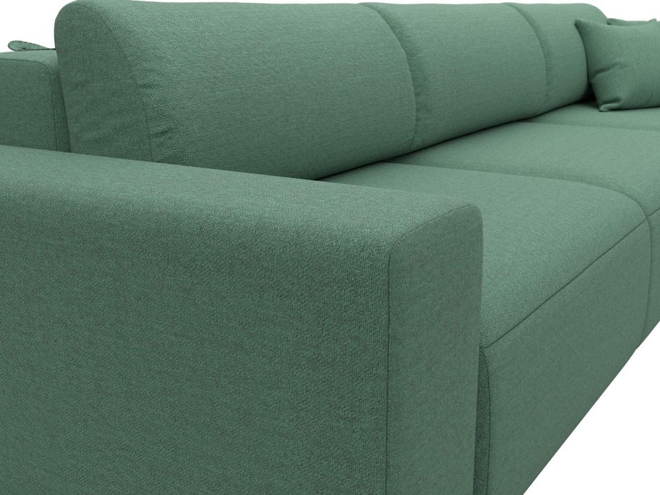 Диваны еврокнижки, Диван прямой Лига-036 НПБ Классик Лонг, рогожка Амур