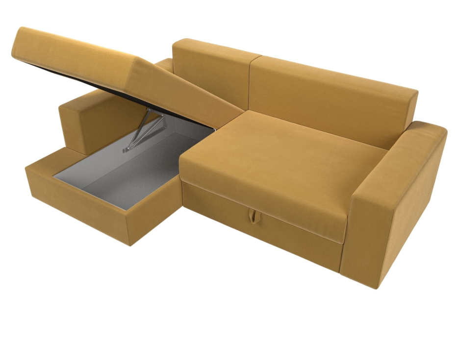 Диваны угловые, Диван угловой Мэдисон НПБ, микровельвет, левый угол