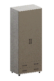 Модульная система Грейс Шкаф ШК-5005  Снежный Ясень