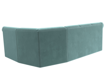 Диван угловой Карнелла правый угол, велюр