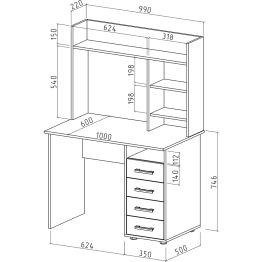 Письменный стол Остин-11