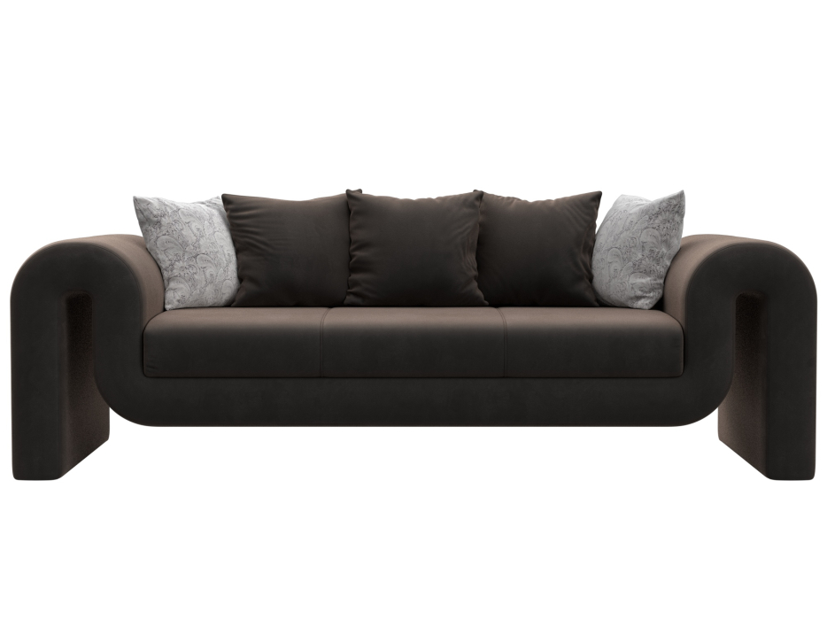 Диваны прямые кухонные, Диван прямой Волна, велюр