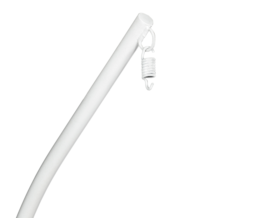 Мебель из ротанга, Подвесное кресло Leset Ажур, каркас Белый, подушка Зеленое яблоко