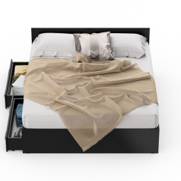 Двуспальная кровать с ящиками Стандарт 1600 