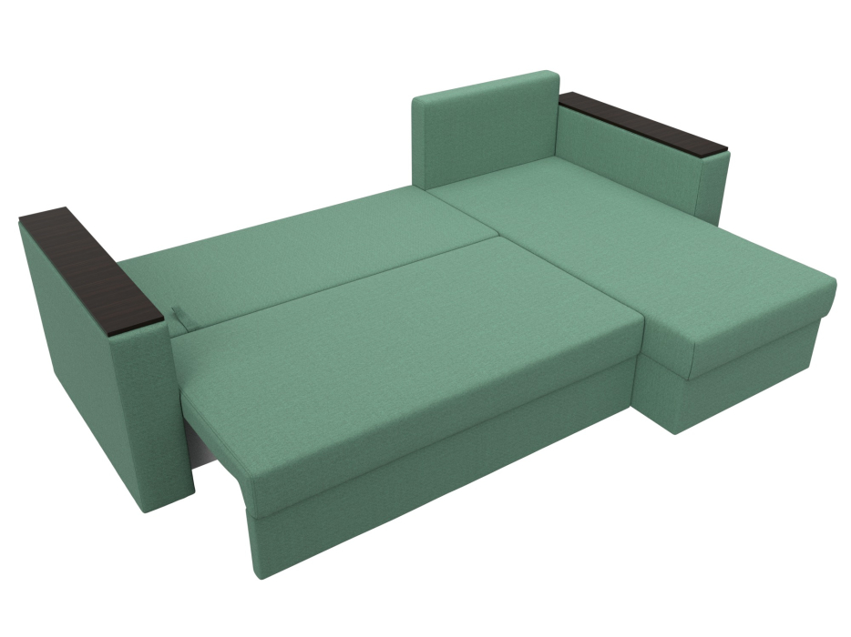 Диваны угловые в гостиную, Диван угловой Атланта бес стола универсальный угол, рогожка Амур