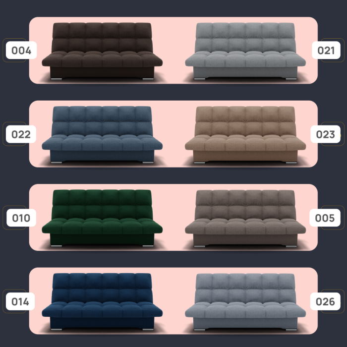 Диваны с ящиком для белья, Прямой диван Финка ППУ, велюр