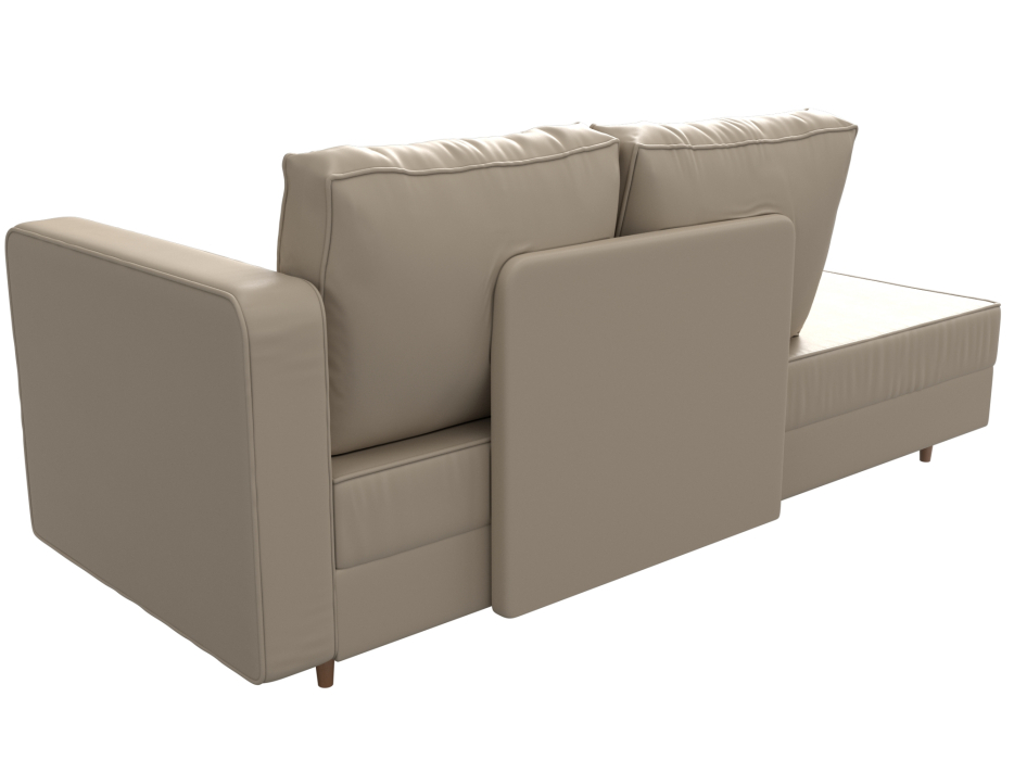 Кушетка кровать, Кушетка Прайм, экокожа, правый угол