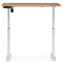 Компьютерный стол Маркос с механизмом подъема 120х75х75, белый