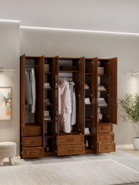 Шкаф распашной МДФ ШК-6/6