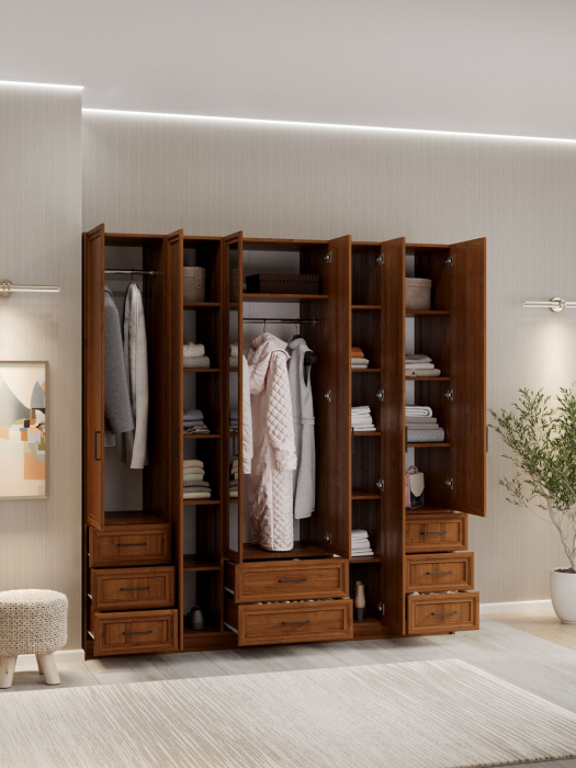 Для одежды, Шкаф распашной МДФ ШК-6/6