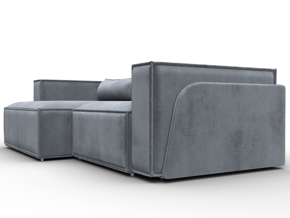 Диваны угловые в гостиную, Диван угловой Лига-061 угол левый, велюр TOWER