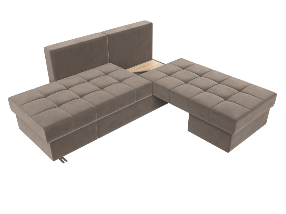 Диваны еврокнижки, Диван трансформер Сплит, велюр