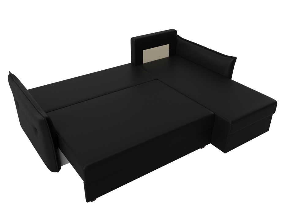 Диваны угловые в гостиную, Угловой диван Лига-004 правый угол, экокожа