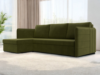 Угловой диван Слим левый угол, микровельвет