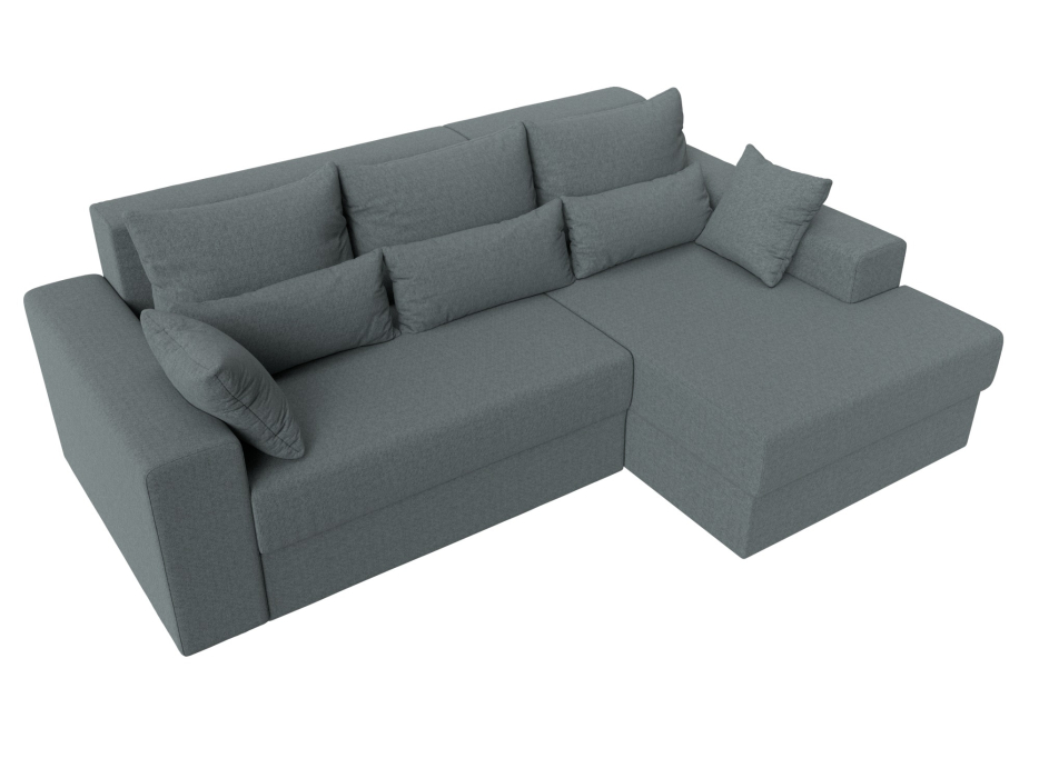 Диваны угловые в гостиную, Угловой диван Майами правый угол, рогожка