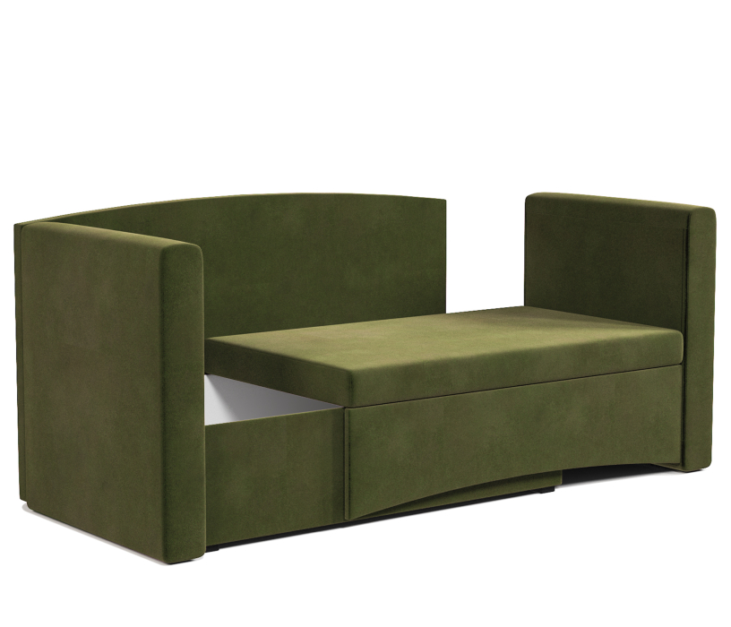 Диваны прямые кухонные, Кушетка Чарли велюр