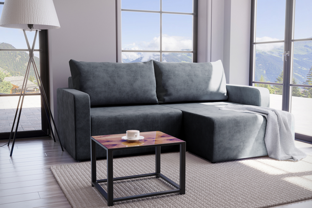 Диваны угловые в гостиную, Угловой диван-кровать Брайтон