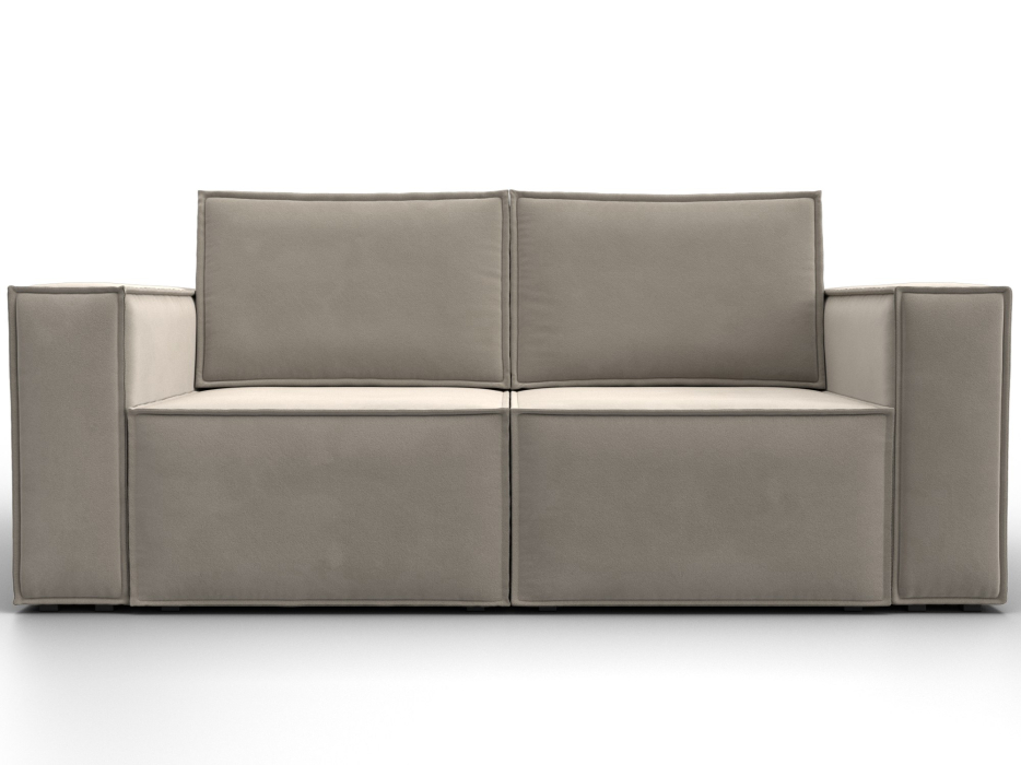 Диваны кровати со спальным местом, Диван прямой Куба мини, микровельвет