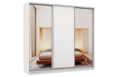 Шкафы-купе 3-х дверные, Шкаф-купе Премьер Лайт 59 (01;02;01) трехдверный