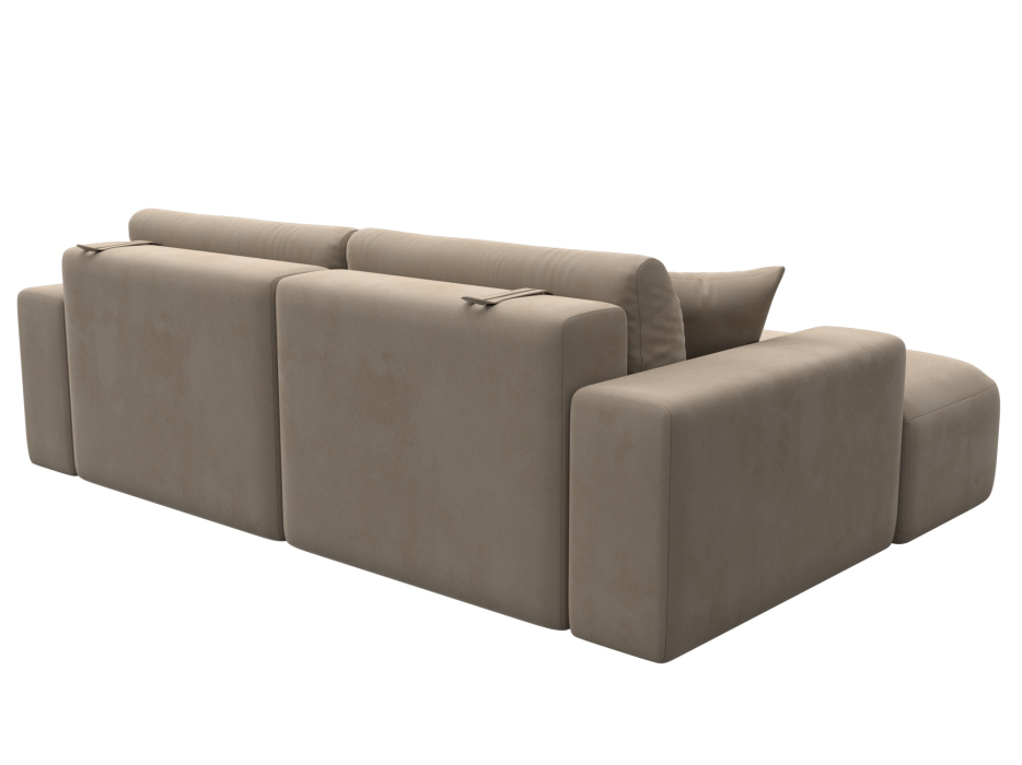 Диваны угловые в гостиную, Диван угловой Лига-036 Классик левый угол, велюр