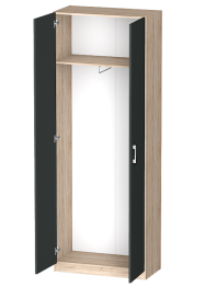 Распашной шкаф Лайф для одежды 80*40*215 Дуб сонома