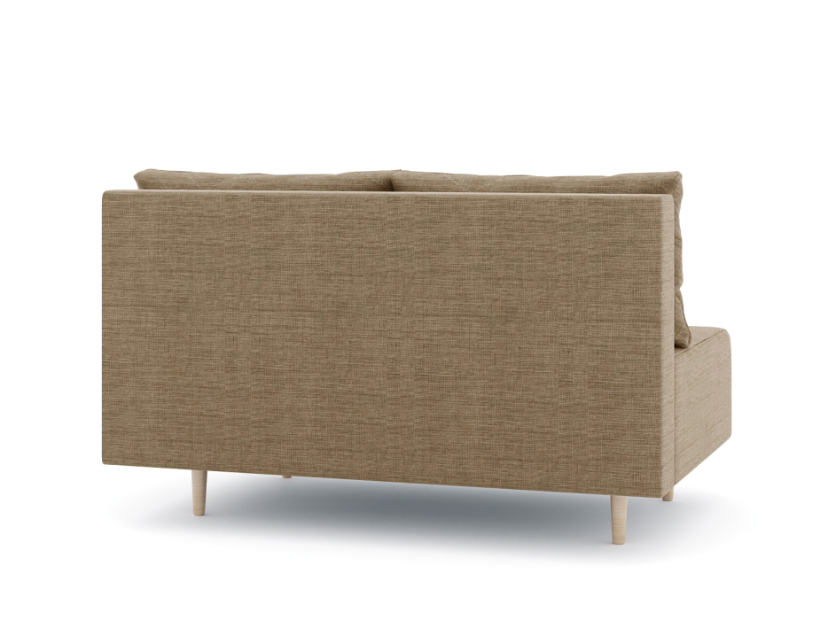 Дизайнерские диваны для гостиной, Диван прямой нераскладной Милли мини 2-х  местный без подлокотников, рогожка Люкс