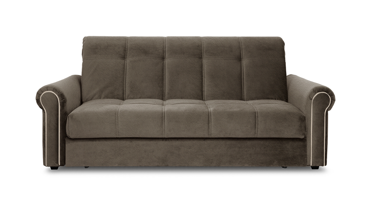 Большие диваны, Глория Т1 Диван прямой (160х200). Микровелюр.