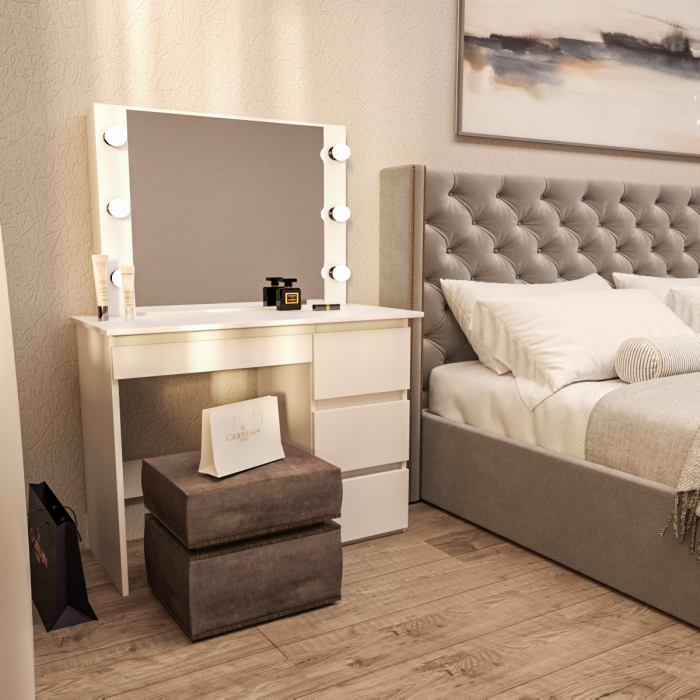 Туалетные столики, Стол косметический с подсветкой Сура