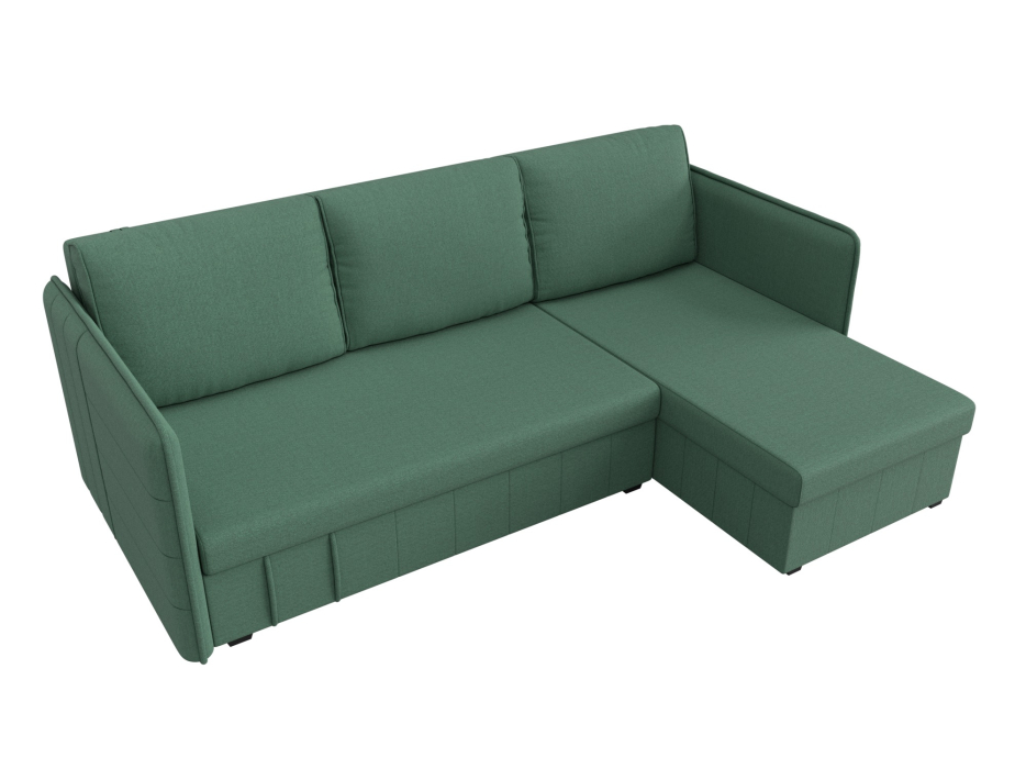 Диваны угловые в гостиную, Диван угловой Слим универсальный угол, рогожка Амур