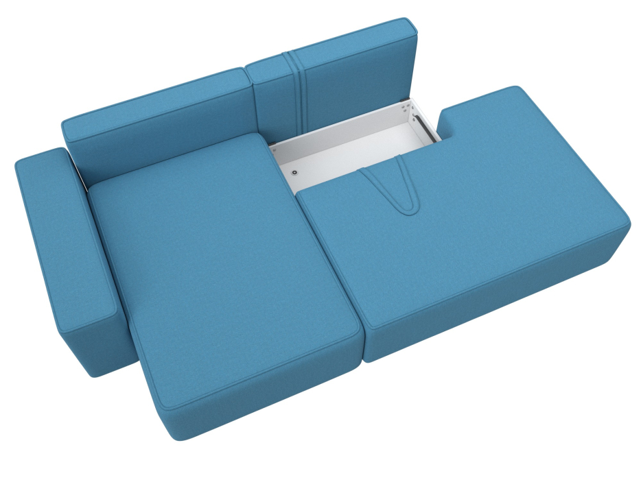 Диваны угловые в гостиную, Диван угловой Лига-079 угол левый, рогожка Амур