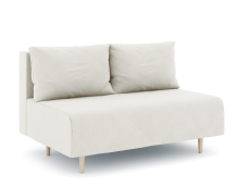 Дизайнерские диваны для гостиной, Диван прямой нераскладной Милли мини 2-х  местный без подлокотников, велюр