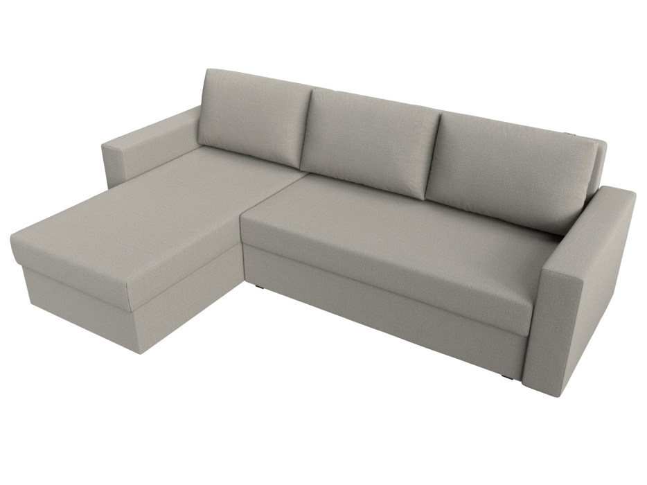 Диваны угловые в гостиную, Угловой диван Траумберг Лайт левый угол, рогожка