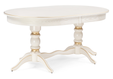 Обеденные столы, Стол деревянный Дейвер 160(220)х100 (золото)