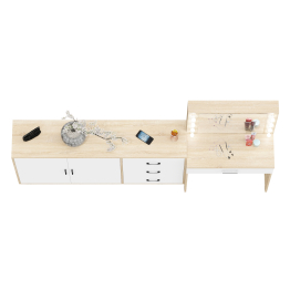 Комод-тумба 123-1604 и туалетный столик с подсветкой СТ-4