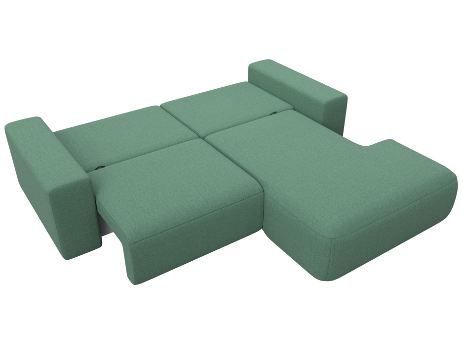 Диваны угловые в гостиную, Диван угловой Лига-036 НПБ Классик правый угол, рогожка Амур