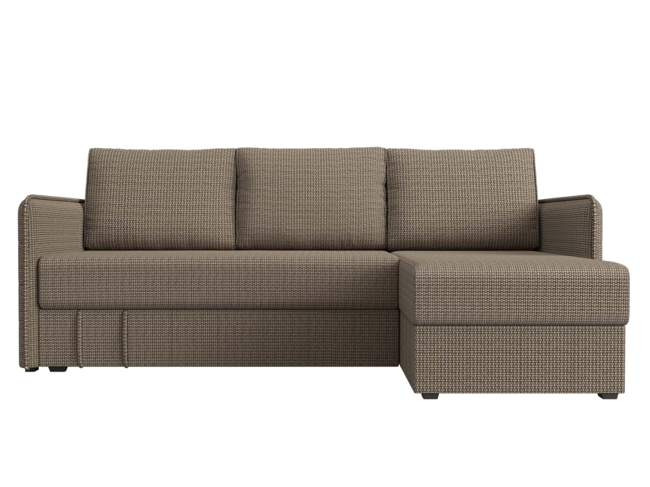 Диваны угловые в гостиную, Диван угловой Слим универсальный угол, рогожка Амур