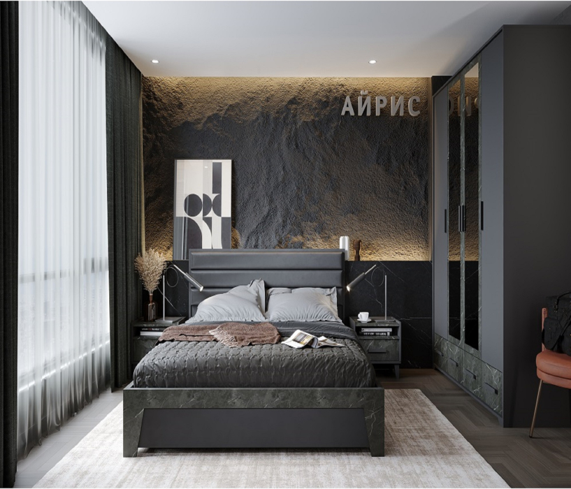 Спальные гарнитуры, Спальня Айрис. Комплект 5, креатель