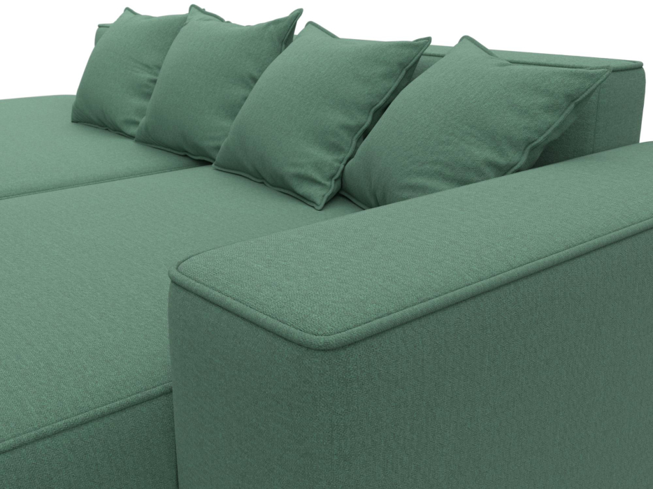 Диваны угловые в гостиную, Диван угловой Лига-065 угол правый, рогожка Амур