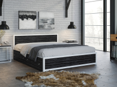 Кровати 160 см, Кровать Титан Лофт 160 белый