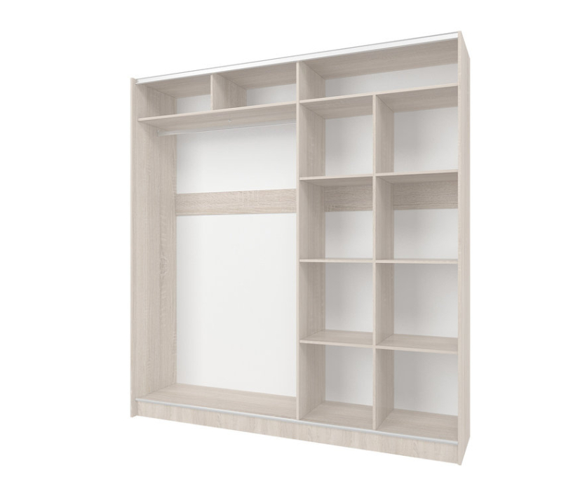 Шкафы-купе, Шкаф-купе Манхеттен М 2146х2300х555, 2 зеркала