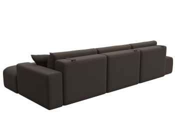 Диван угловой Лига-036 НПБ Модерн Лонг правый угол, рогожка Амур