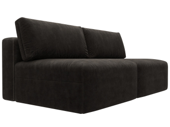 Диван прямой модульный Лига-060 НПБ, велюр BRUT