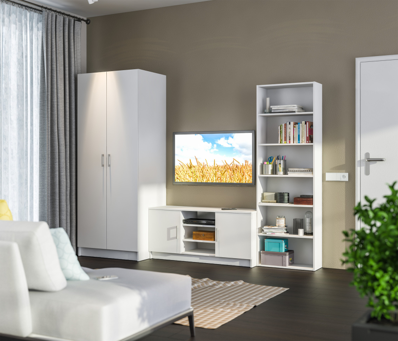 ТВ-тумбы, Тумба ТВ Терра (Лофт) СБ-2959 Белый