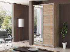Шкафы-купе, Шкаф купе 2-х дверный Айсберг 150 +зеркало