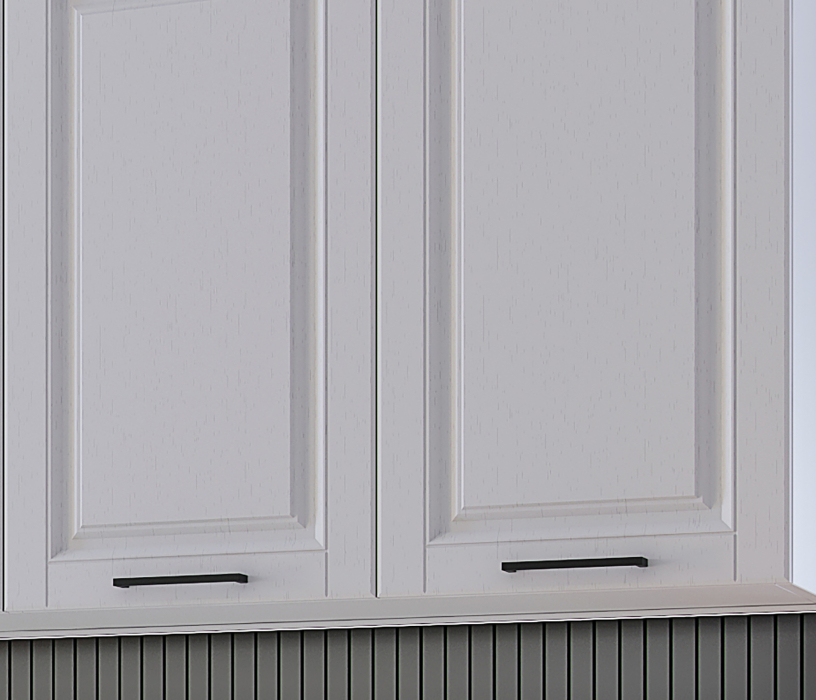 Кухонные гарнитуры, Кухня Вита 2,0 м Белый/Индиго МДФ