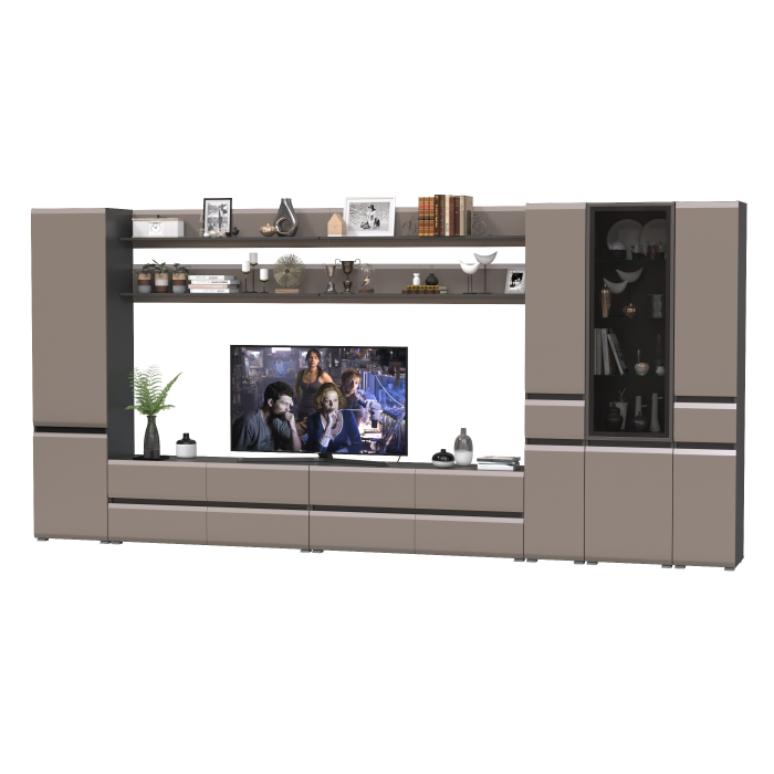 Стенки для гостиной, Сидней мебель в гостиную корпусная комплектация № 119